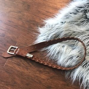 Fossil Braided Leather Belt